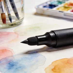 Watercolor Brush Tip Ink Pen